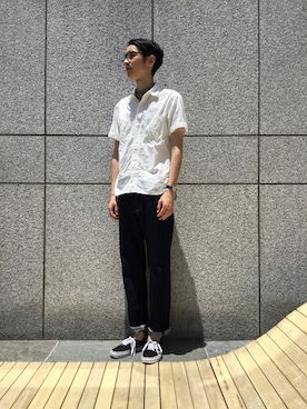 「OMNIGOD（オムニゴッド）のアイテム（財布/小物）」を使った、OMNIGOD みなとみらい東急スクエアさん（メンズ・180cm）の夏コーディネート