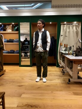 「OMNIGOD（オムニゴッド）のアイテム（財布/小物）」を使った、OMNIGOD みなとみらい東急スクエアさん（メンズ・180cm）の秋コーディネート