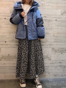 「CAMP7」｜「アイテム（スカート）」を使った、てらちゃんさん（レディース・164cm）の秋コーディネート