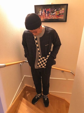 「MANASTASH（マナスタッシュ）のアイテム（シューズ）」を使った、onigirikunさん（メンズ・178cm）の秋コーディネート