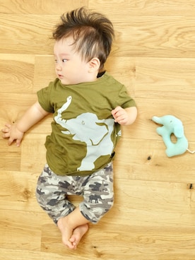 runo_runoさん（キッズ・70cm）の夏コーディネート