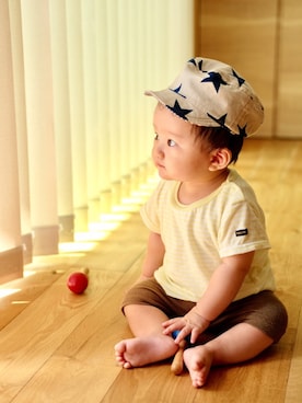 runo_runoさん（キッズ・70cm）の夏コーディネート