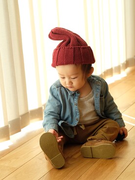 「もうすぐ1歳」｜runo_runoさん（キッズ・70cm）の冬コーディネート