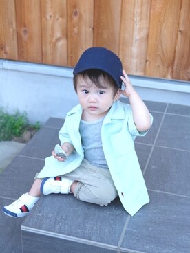 runo_runoさん（キッズ・70cm）の春コーディネート