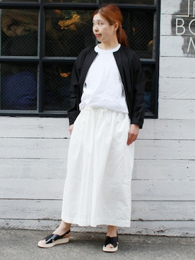 「JOURNAL STANDARD LUXE（ジャーナルスタンダード　ラックス）のアイテム」を使った、K.Hさん（レディース・161cm）の春コーディネート