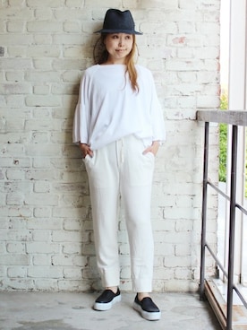「JOURNAL STANDARD LUXE（ジャーナルスタンダード　ラックス）のアイテム」を使った、K.Hさん（レディース・161cm）の夏コーディネート