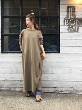 「JOURNAL STANDARD LUXE（ジャーナルスタンダード　ラックス）のアイテム（ワンピース/ドレス）」を使った、K.Hさん（レディース・161cm）の夏コーディネート