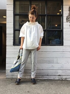 「JOURNAL STANDARD LUXE（ジャーナルスタンダード　ラックス）のアイテム」を使った、K.Hさん（レディース・161cm）の夏コーディネート