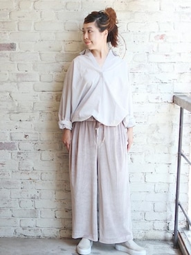 「JOURNAL STANDARD LUXE（ジャーナルスタンダード　ラックス）のアイテム（パンツ）」を使った、K.Hさん（レディース・161cm）の夏コーディネート
