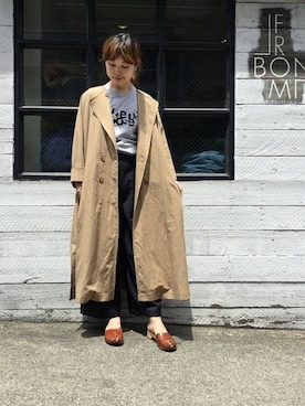 「JOURNAL STANDARD LUXE（ジャーナルスタンダード　ラックス）のアイテム（ノーカラージャケット）」を使った、K.Hさん（レディース・161cm）の夏コーディネート