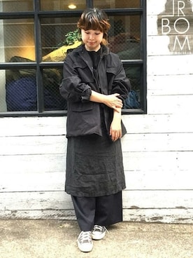 「JOURNAL STANDARD LUXE（ジャーナルスタンダード　ラックス）のアイテム（ジャケット/アウター）」を使った、K.Hさん（レディース・161cm）の秋コーディネート