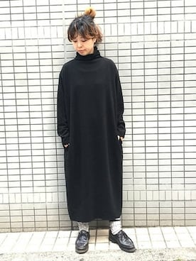 「JOURNAL STANDARD LUXE（ジャーナルスタンダード　ラックス）のアイテム（ワンピース/ドレス）」を使った、K.Hさん（レディース・161cm）の秋コーディネート