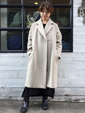「JOURNAL STANDARD LUXE（ジャーナルスタンダード　ラックス）のアイテム（その他アウター）」を使った、K.Hさん（レディース・161cm）の秋コーディネート