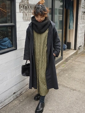 「JOURNAL STANDARD LUXE（ジャーナルスタンダード　ラックス）のアイテム（その他アウター）」を使った、K.Hさん（レディース・161cm）の秋コーディネート