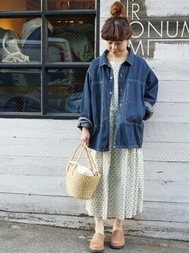 「JOURNAL STANDARD LUXE（ジャーナルスタンダード　ラックス）のアイテム（ワンピース/ドレス）」を使った、K.Hさん（レディース・161cm）の冬コーディネート