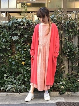 「JOURNAL STANDARD LUXE（ジャーナルスタンダード　ラックス）のアイテム（ワンピース/ドレス）」を使った、K.Hさん（レディース・161cm）の冬コーディネート