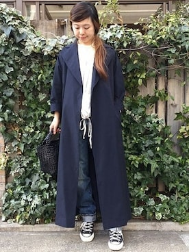 「JOURNAL STANDARD LUXE（ジャーナルスタンダード　ラックス）のアイテム（ジャケット/アウター）」を使った、K.Hさん（レディース・161cm）の春コーディネート