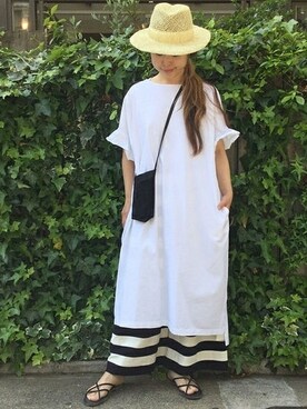 「JOURNAL STANDARD LUXE（ジャーナルスタンダード　ラックス）のアイテム（ワンピース/ドレス）」を使った、K.Hさん（レディース・161cm）の春コーディネート