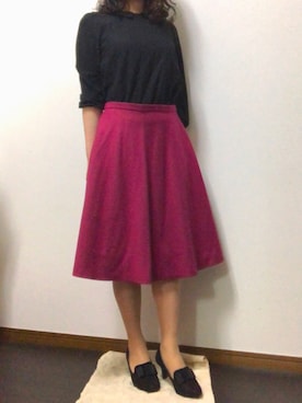 「UNITY（ユニティ）のアイテム」を使った、ふわりもふりさん（レディース・155cm）の秋コーディネート