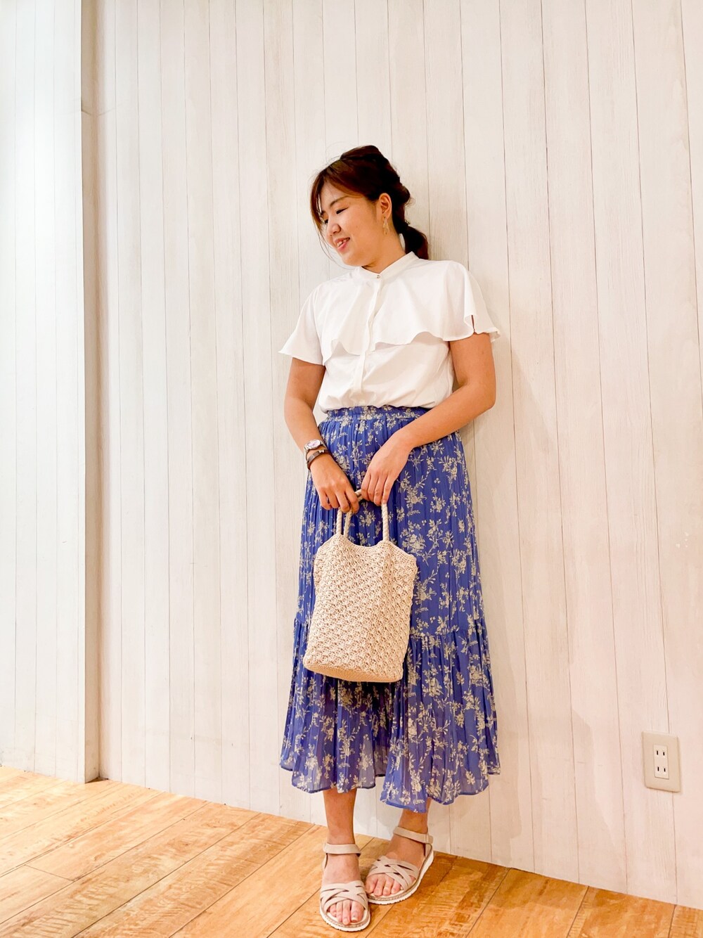 DRESKIP（ドレスキップ）の「◇ラッフルカラーブラウス（シャツ