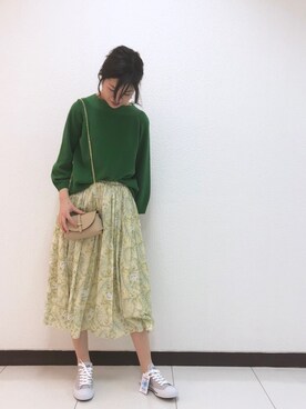 まゆさん（レディース・171cm）の春コーディネート