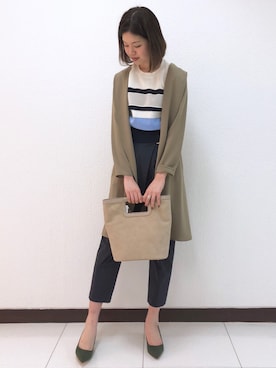 まゆさん（レディース・171cm）の春コーディネート