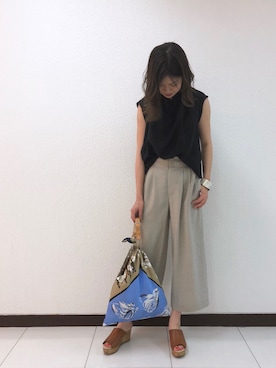 まゆさん（レディース・171cm）の春コーディネート