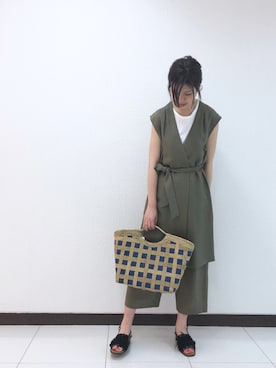 まゆさん（レディース・171cm）の春コーディネート