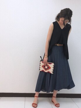 まゆさん（レディース・171cm）の春コーディネート