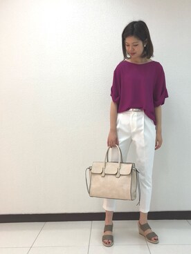 まゆさん（レディース・171cm）の春コーディネート