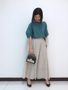 まゆさん（レディース・171cm）の春コーディネート