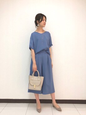 まゆさん（レディース・171cm）の春コーディネート