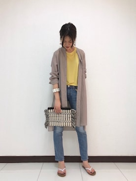 まゆさん（レディース・171cm）の春コーディネート