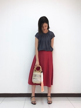 まゆさん（レディース・171cm）の夏コーディネート