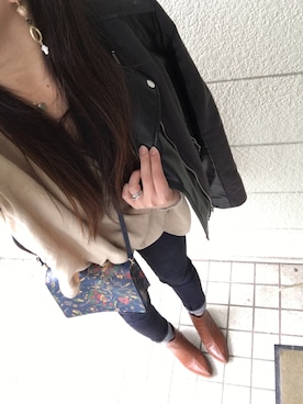 c.cさん（レディース・153cm）の春コーディネート