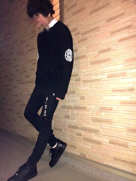 「NUEVO（ヌエボ）のアイテム」を使った、ka2kiさん（メンズ・168cm）の冬コーディネート