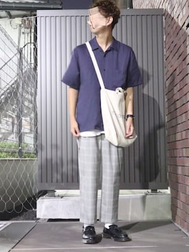 「タッセルローファー」｜「アイテム（財布/小物）」を使った、ka2kiさん（メンズ・168cm）の夏コーディネート