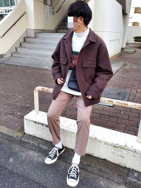 ka2kiさん（メンズ・168cm）の冬コーディネート