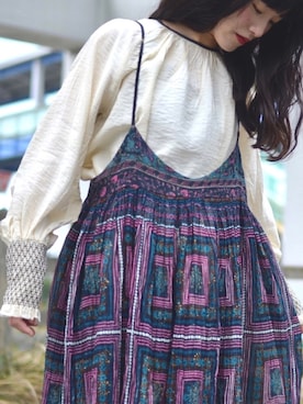 「アイテム（音楽/本・雑誌）」を使った、ほりうちさん（レディース・159cm）の春コーディネート