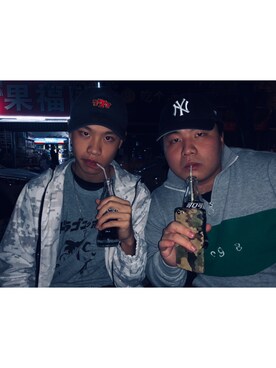 「:CHOCOOLATEのアイテム（ジャケット/アウター）」を使った、AaronØさん（メンズ・176cm）の夏コーディネート