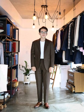 「MAGNANNI（マグナーニ）のアイテム」を使った、lookstyleさん（メンズ・174cm）の夏コーディネート