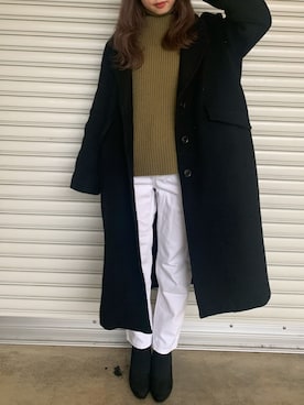 Amyさん（レディース・158cm）の冬コーディネート