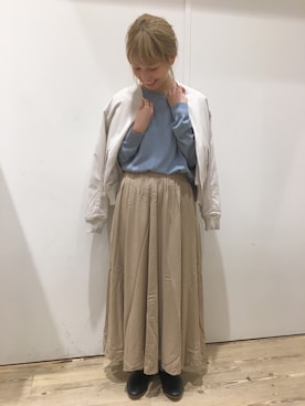 「studio CLIP（スタディオクリップ）のアイテム（MA-1）」を使った、studio CLIP mozo店さん（レディース・153cm）の冬コーディネート