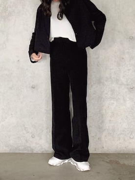 「UNE MANSION（ユヌマンション）のアイテム（ジャケット/アウター）」を使った、ｶﾉﾁｬﾝさん（レディース・164cm）の春コーディネート