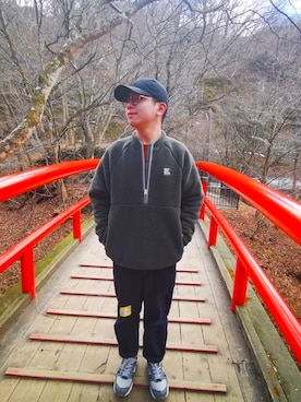 「HELLY HANSEN（ヘリーハンセン）のアイテム（その他アウター）」を使った、kazkiさん（メンズ・162cm）の冬コーディネート
