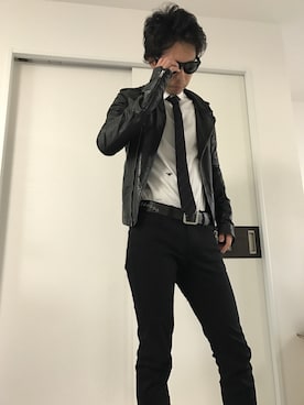 「HUGO BOSS（ヒューゴボス）のアイテム（フォーマルスーツ/小物）」を使った、Kento Sakaguchiさん（メンズ・180cm）の春コーディネート