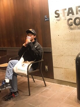 「アイテム（ブルゾン）」を使った、kAkemaruさん（メンズ・174cm・10代）の秋コーディネート