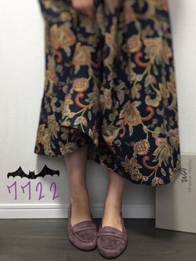 natsumiさんの「ペイズリーロングスカート」を使ったコーディネート