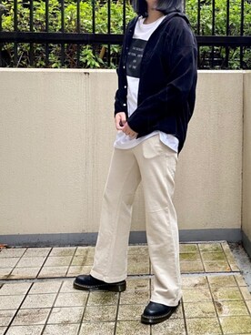 スウェットパンツを使った コーデュロイ のレディース人気ファッションコーディネート Wear