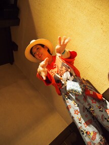 古着 | 水色ミッキーパジャマパンツ(その他パンツ)